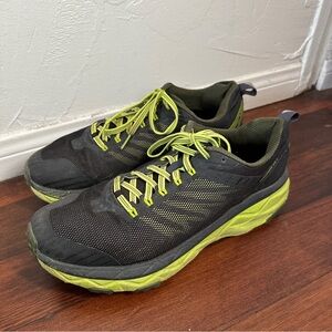 Hoka One One Mens Challenger ATR 5 1104093 EBLC Gray Running Shoes Sneakers 10.5